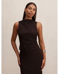 Forever New - Tahlia Textured Lace Tank Top - Lyst