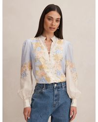 Forever New - Emma Trimmed Blouse - Lyst