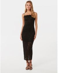 Forever New - Angelica Lace Bodycon Midi Dress - Lyst