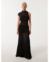 Forever New - Lune Petite Layered Mesh Dress - Lyst