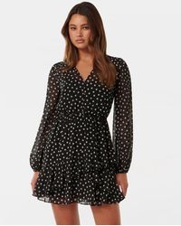 Forever New - Esra Button Front Mini Dress - Lyst