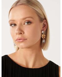 Forever New - Signature Blythe Flower Drop Earrings - Lyst