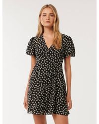 Forever New - Pria Button-Down Mini Dress - Lyst