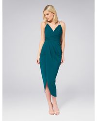 charlotte drape maxi dress red shiraz