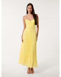 Forever New - Hartford Pleated Midi Dress - Lyst