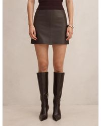 Forever New - Lauren Vegan Leather Mini Skirt - Lyst
