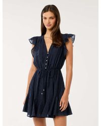 Forever New - Maxine Flutter Sleeve Mini Dress - Lyst