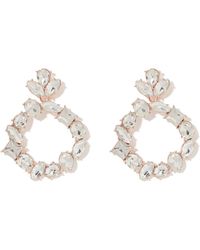 Forever New - Signature Klara Stone Hoop Earrings - Lyst