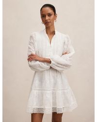 Forever New - Thalia Petite Embroidered Mini Dress - Lyst