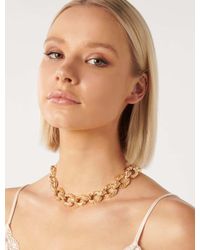 Forever New - Signature Tabitha Textured Link Necklace - Lyst