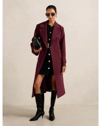 Forever New - Lydia Petite Crepe Trench Coat - Lyst