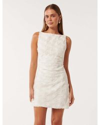 forever new iris lace mini dress Forever New Iris Lace Mini Dress in Green