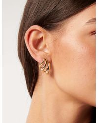 Forever New - Signature Waverly Wave Stud Earrings - Lyst