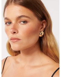 Forever New - Signature Liv Oversized Round Stud Earrings - Lyst