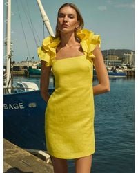 Forever New - Mackenzie Ruffle-Sleeve Mini Dress - Lyst