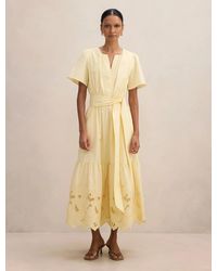Forever New - Charlotte Petite Embroidered Midi Dress - Lyst