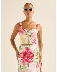 Forever New - Talia Twist Front Bustier Top - Lyst