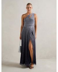 Forever New - Billie Asymm Plisse Midi Dress - Lyst