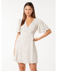 Forever New - Pria Button-Down Mini Dress - Lyst