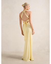 Forever New - Audrey Satin Backless Maxi Dress - Lyst