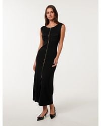 Forever New - Harriet Zip Through Midi Dress - Lyst