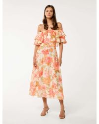Forever New - Jemima Ruffle Midi Dress - Lyst