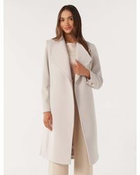 Forever New - Brodie Petite Funnel Neck Coat - Lyst