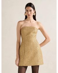 Forever New - Charlie Tweed Strapless Mini Dress - Lyst