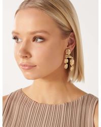 Forever New - Signature Priscilla Textured Drop Earrings - Lyst