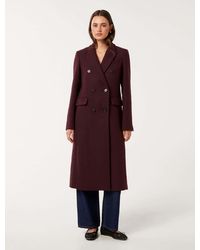 Forever New - Chandelle Double Breasted Coat - Lyst