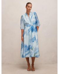Forever New - Lorena Button Front Midi Dress - Lyst