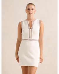 Forever New - Sabrina Stripe Detail Knit Mini Dress - Lyst