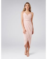 charlotte drape maxi dress red shiraz