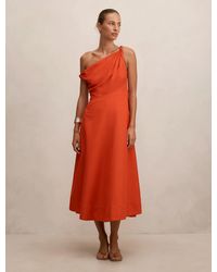 Forever New - Vinetta Asym Twist Midi Dress - Lyst