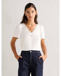 Forever New - Luna Embroidery Detail Blouse - Lyst