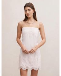 Forever New - Haven Lace Trim Mini Dress - Lyst