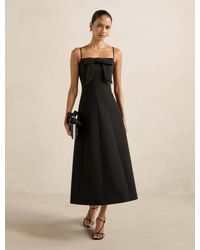 Forever New - Harlow Petite Bow Front Midi Dress - Lyst