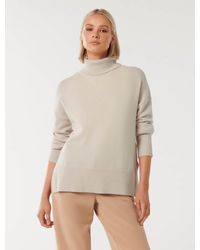 Forever New - Mia Relaxed Roll-Neck Knit Jumper - Lyst