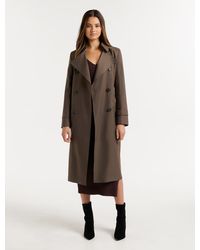 forever new brown coat