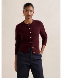 Forever New - May Petite Crew Neck Cardigan Sweater - Lyst