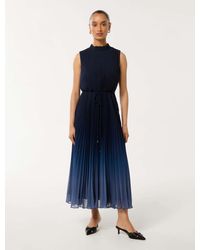 Forever New - Phillipa Petite Pleated Midi Dress - Lyst