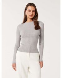 Forever New - Steph Embellished Knit Top - Lyst