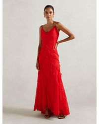 Forever New - Gabrielle Petite Lace Ruffle Gown - Lyst