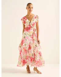 Forever New - Naya Ruffle Midi Dress - Lyst