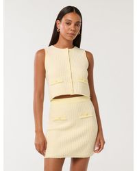 Forever New - Aria Bouclé Knit Tank Top - Lyst