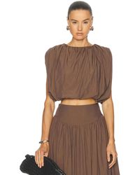Nicholas - Nadira Cropped Bubble Top - Lyst