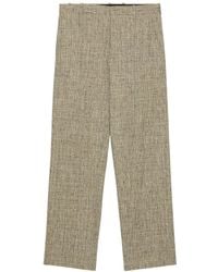 Bottega Veneta - Multi Colour Fleck Viscose Straight Trousers - Lyst