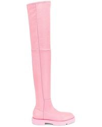 Pink Over-The-Knee Boots for Women - Lyst