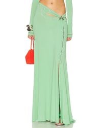 Rabanne - Cut Out Long Skirt - Lyst