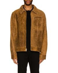 Schott Nyc - Duke Unlined Rough Suede Jacket - Lyst